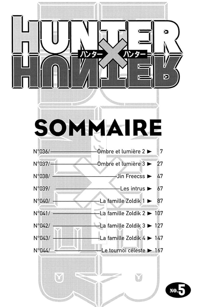 Amazon.com: Hunter X Hunter - Tome 5: 9782871292708